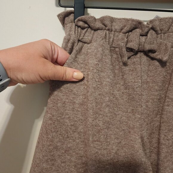 Janie and Jack sz 7 Bow Wide Leg Pants Cotton Jacquard - Picture 4 of 12